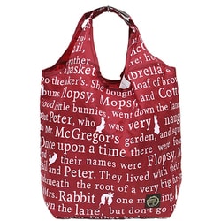 PETER RABBIT（ピーターラビット） コンパクトショッピングバッグ（M） エコバッグ 0627-00 レッド