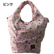 0619-00 ピンク [PETER RABBIT（ピーターラビット） ピーターラビット くり手型 コンパクト収納レジカゴバッグ]