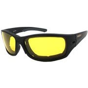 Protection Eyewear CLUTCH 偏光サングラス メンズ スクエア イエローレンズ バイク/自転車 RS907-YELLOW