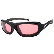 Protection Eyewear GROWTH メンズ偏光サングラス スクエア ピンクレンズ バイク/自転車 RS908-PINK