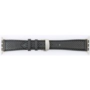 326800 [Apple Watch（42/44/45mm）用 バンド ブラック×シルバー]