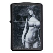 ZP SEXY ZIPPO skull and lady Z218-098032