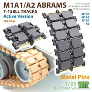 TR85046 1/35 現用 アメリカ陸軍 M1A1/A2エイブラムス T-158LL 履帯 現行バージョン（金属ピン） [1/35スケール ディテールアップパーツ]