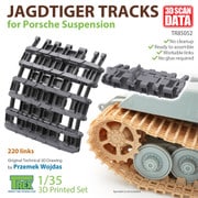 TR85052 1/35 WWII ドイツ ヤークトタイガー ポルシェサスペンション用 履帯 [1/35スケール ディテールアップパーツ]