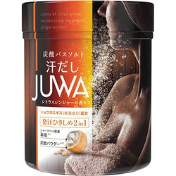 汗だし JUWA シトラスジンジャーの香り 500g [バスソルト 炭酸 ショウガエキス（保湿成分）配合]
