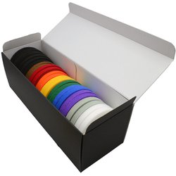 eco箱（エコハコ） ラップストラップ 9.52mm×4.57m 25巻入 虹 BX-W15P-RW25