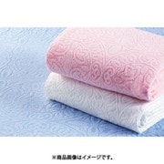 今治産ジャカード織タオルシーツ 3色組 ブルー・ピンク・ホワイト シングル FLa11813