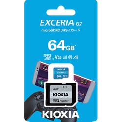 ヨドバシ.com - キオクシア KIOXIA KMU-B064G [EXCERIA G2 microSDXCカード 64GB Class10  UHS-I U3 V30 A1 最大読込100MB/s 最大書込50MB/s] 通販【全品無料配達】