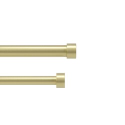 カッパ ダブルカーテンロッド 304.8-457.2cm ブラス 21014402104