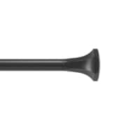 21018343038 [シータ カーテンロッド 182.9-365.8cm ブラック]