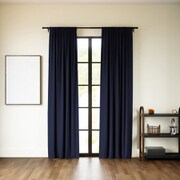 トワイライト 遮光カーテン 160cm 2set ネイビー 21017283405