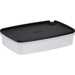 Myフードコンテナー 角型 1500ml ブラック KCSA1500-BK