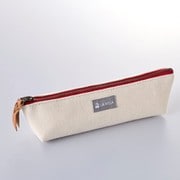 帆布ボートペンケース キナリレッド VEL-BP-22
