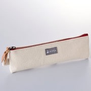 帆布スリムペンケース キナリレッド VEL-SPN-22