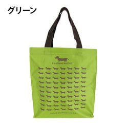 WHOLLY（ウォーリー）プリント角型手提げ小 3L12-01 グリーン