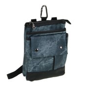 1854-00 ネイビー [CUBIC CORE （キュービックコア） シザーバッグ フラップ付きデニムPU 3WAY]