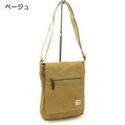 3X55-00 ベージュ [帆布工房（ハンプコウボウ）FLAP SHOULDERシリーズ ショルダーバッグ]