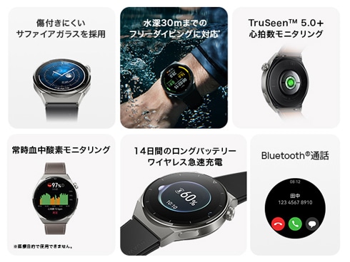 ヨドバシ.com - ファーウェイ HUAWEI HUAWEI Watch GT3 Pro 46mm Gray チタン クラシックモデル  1.43インチAMOLEDディスプレイ レザーベルト スマートウォッチ ODN-B19 通販【全品無料配達】