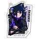 NARUTO 第2弾 描き下ろしアクリルキーホルダー （2） うちはサスケ [キャラクターグッズ]