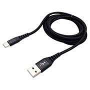 Type-A⇒Type-C充電通信ケーブル 1.2m ブラック WZ-977BK