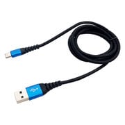 Type-A⇒Type-C充電通信ケーブル 1.2m ブルー WZ-977BL