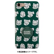 OSAMU GOODS(オサム グッズ) Xperia XZ2 Compact 用 スマートフォンケース リング付 FACES GREEN