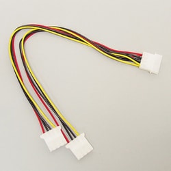 二股電源ケーブル 30cm D2-1505C