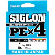 シグロン PE×4 マルチカラー 150m 1.5号/25Lb [ライン シーバス用]