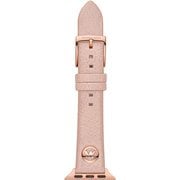 MKS8004 [マイケルコース Apple Watch 用バンド 38-40mm  レザーバンド PG美錠 ロゴ / ピンク]