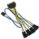 ファンPWM信号4分岐ケーブル 10cm CA-864SAPSA