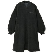 ダンスキンアレグロシープフリースコート DANSKIN ALLEGRO SHEEP FLEECE COAT DC522324 ブラック(K) Lサイズ [フィットネス ヨガ コート レディース]