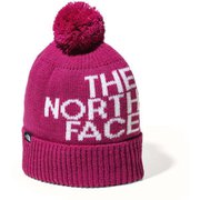ポンポンビッグロゴビーニー Kids' Pom Pom Big Logo Beanie NNJ42002 フューシャピンク(FS) [ニットキャップ ビーニー キッズ]