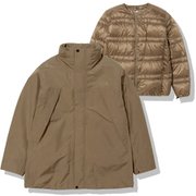 GTXパフマグネトリクライメイトジャケット GTX Puff Magne Triclimate Jacket NP62162 ウォルナット(WT) XLサイズ [アウトドア ダウンウェア メンズ]