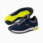 376043 05 265 [ゴルフ スパイクレスシューズ メンズ プロアダプト アルファキャット ディスク 26.5cm ピーコート/プーマ シルバー/セーフティ イエロー]