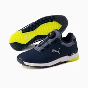 376043 05 290 [ゴルフ スパイクレスシューズ メンズ プロアダプト アルファキャット ディスク 29.0cm ピーコート/プーマ シルバー/セーフティ イエロー]