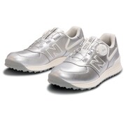 WGBS574 S 25.5cm [ゴルフ スパイクレスシューズ レディス 574 v3 SL BOA（R） S SILVER]
