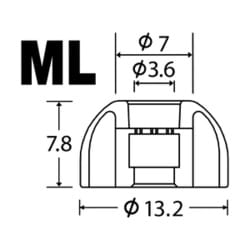 ヨドバシ.com - アズラ AZLA AZL-MAX-ML [SednaEarfit MAX Standard