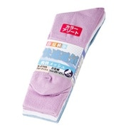 クルーメッシュ 3P カラーミックス フリーサイズ R-2705