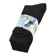 土踏まずメッシュ3P ブラック フリーサイズ R-2708