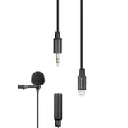 無指向性 ラベリアマイク iOS用 Lightning接続 2m LAV MICRO U1A