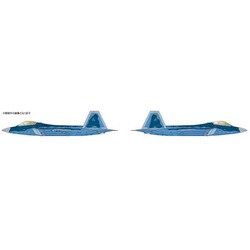 プラッツ1/144 F-22A 空自洋上迷彩（完成品4機）
