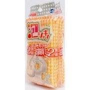 泡シャキ ネットスポンジ お徳用 2個 オレンジ