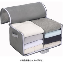がばっと出し入れ簡単！ 衣類用収納袋 M