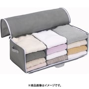 がばっと出し入れ簡単! 衣類用収納袋 L