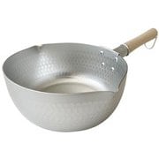 和の職人 銀波 ゆきひら鍋 ガス火専用 22cm シルバー