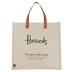 ヨドバシ.com - ハロッズ Harrods Harrods Food Halls Jute Bags Beige