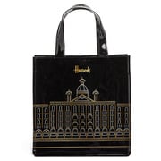 Small Harrods Outline Shopper Bag Black Harrods [トートバッグ]