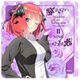 映画 五等分の花嫁 ラバーマットコースター 制服 Ver. 中野二乃 [キャラクターグッズ]