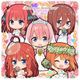 映画 五等分の花嫁 ぷちちょこ ラバーマットコースター ウエディング Ver. [キャラクターグッズ]