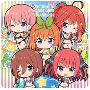 映画 五等分の花嫁 ぷちちょこ ラバーマットコースター 水着 Ver. [キャラクターグッズ]
